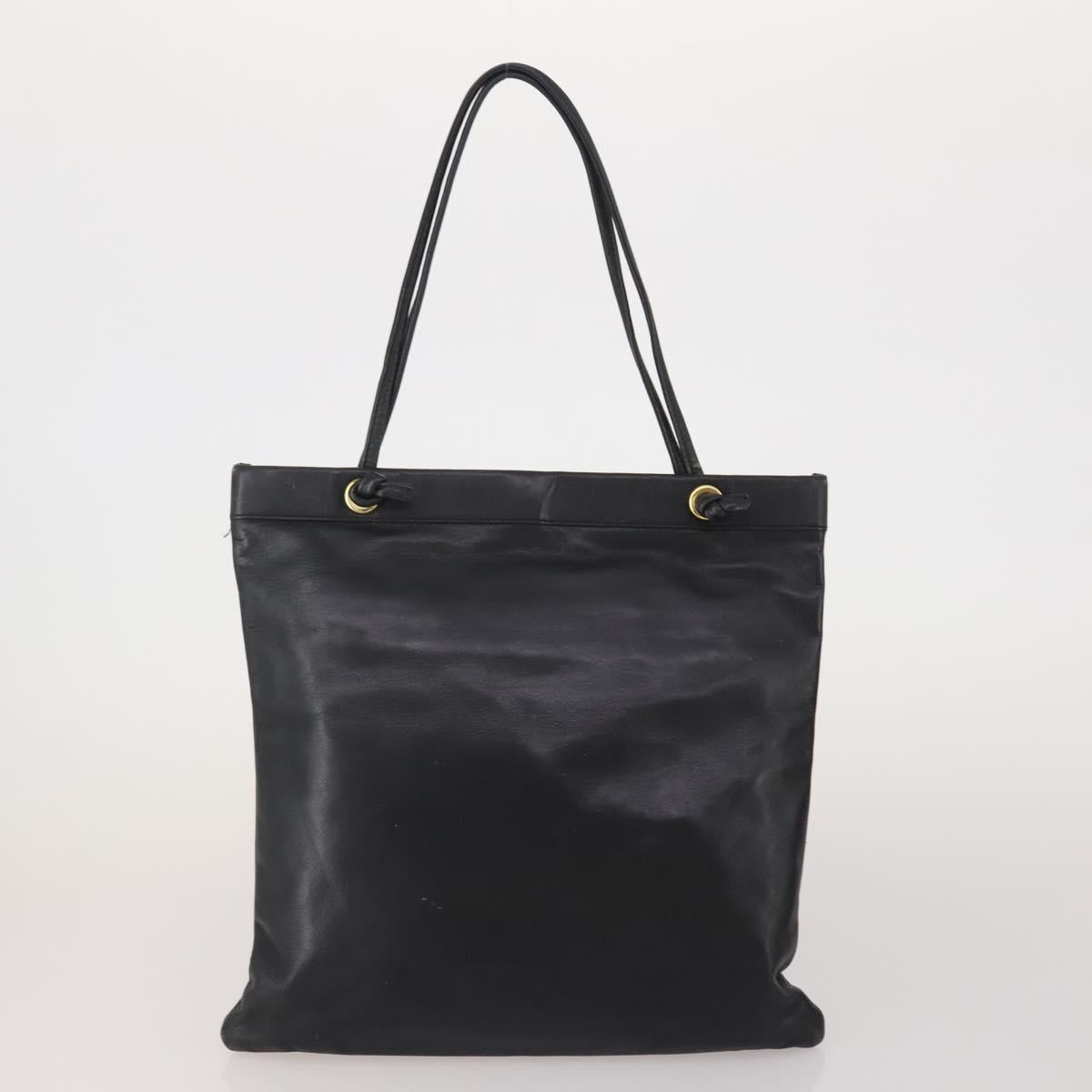 LOEWE Shoulder Bag Leather 4 Set Black Brown Red Auth bs36830