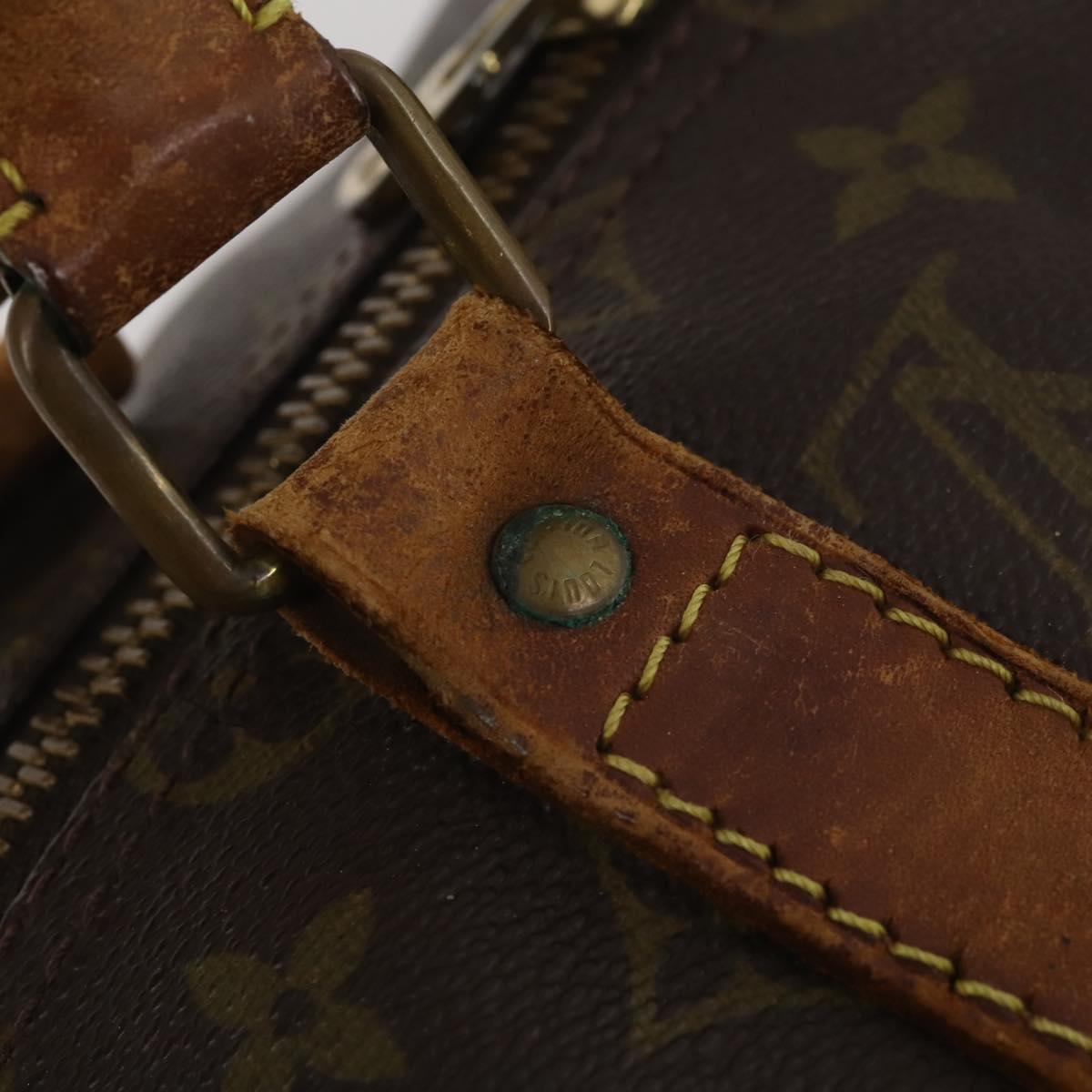 LOUIS VUITTON Monogram Keepall 50 Boston Bag M41426 LV Auth bs36833