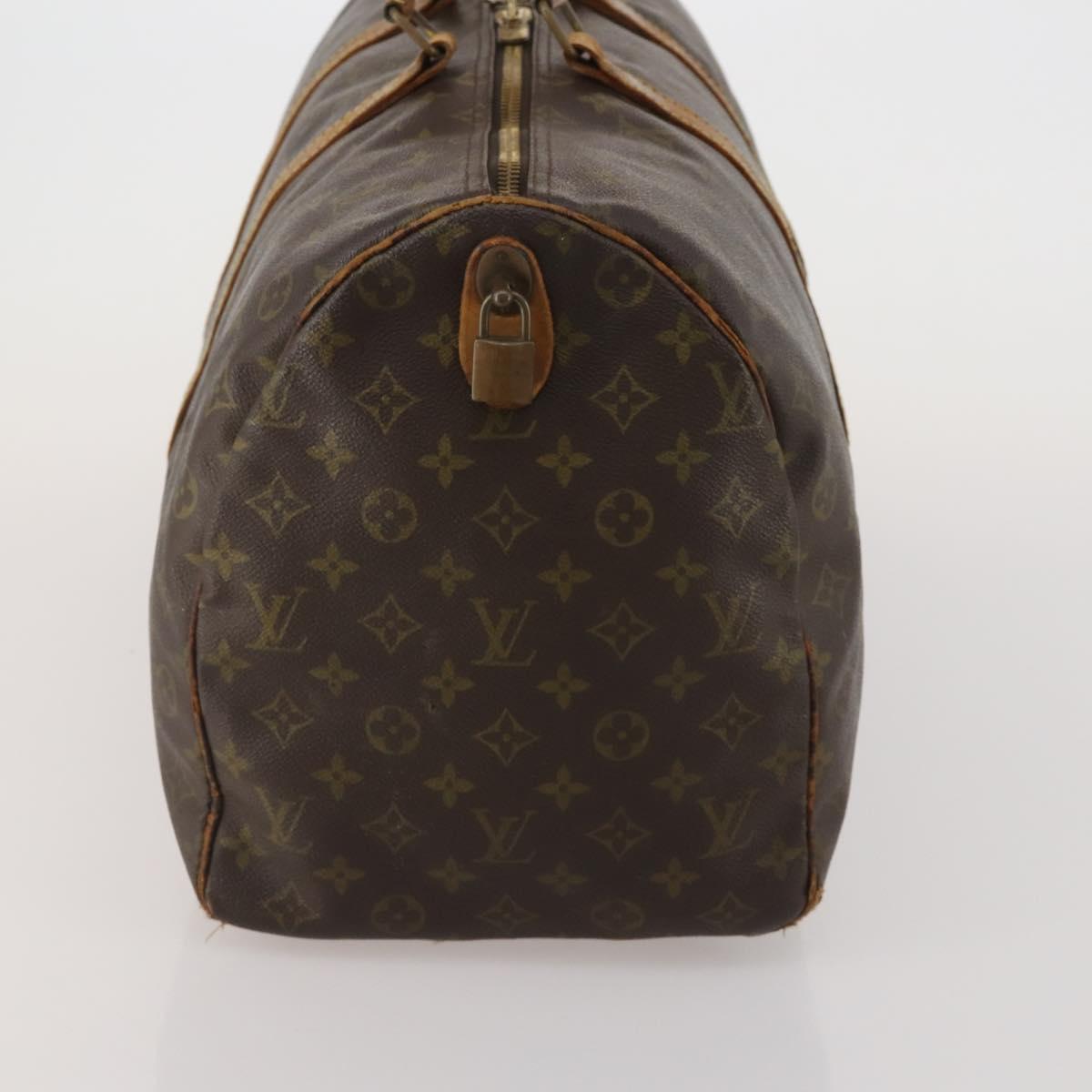 LOUIS VUITTON Monogram Keepall 50 Boston Bag M41426 LV Auth bs36833