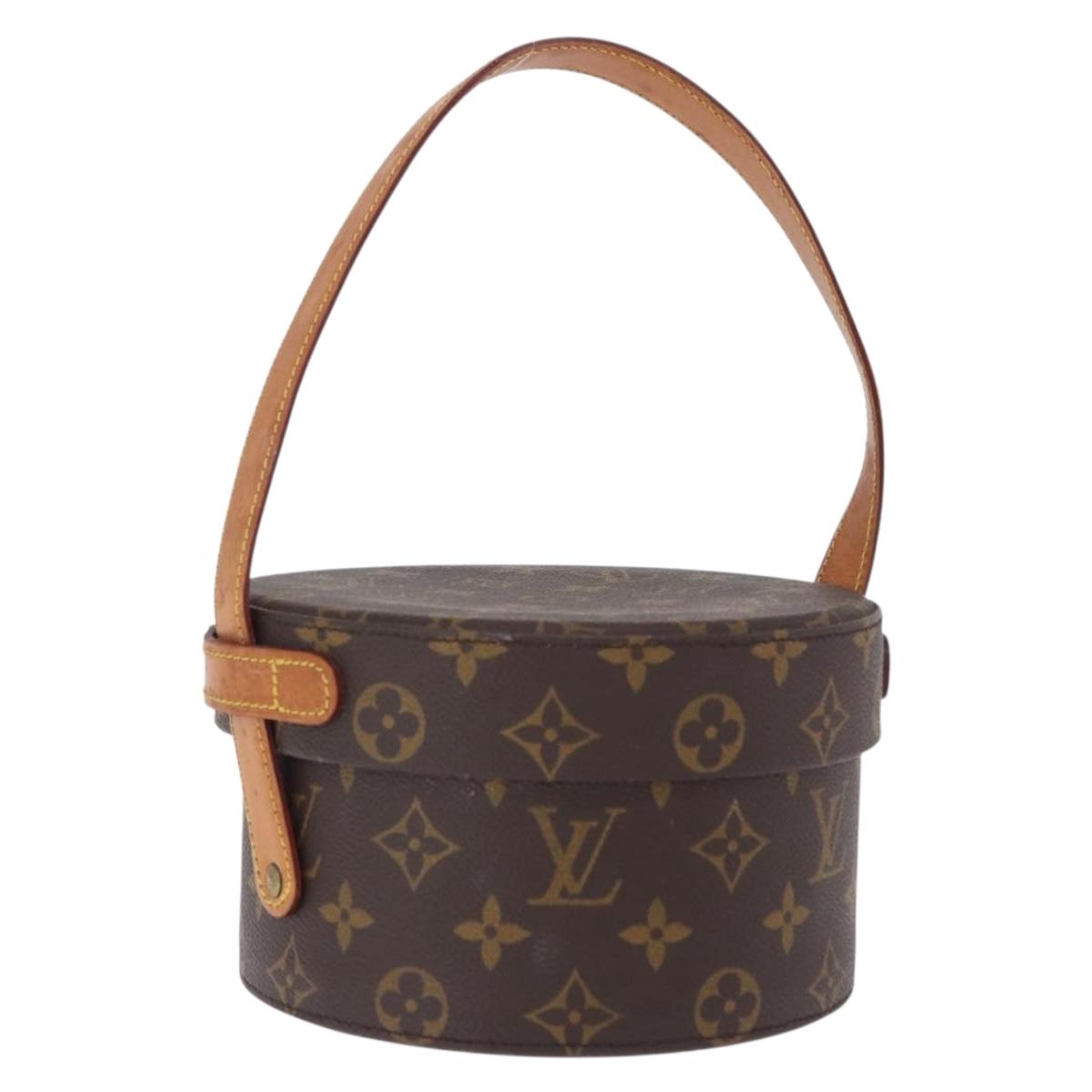 LOUIS VUITTON Monogram Vanity Hand Bag LV Auth bs36834