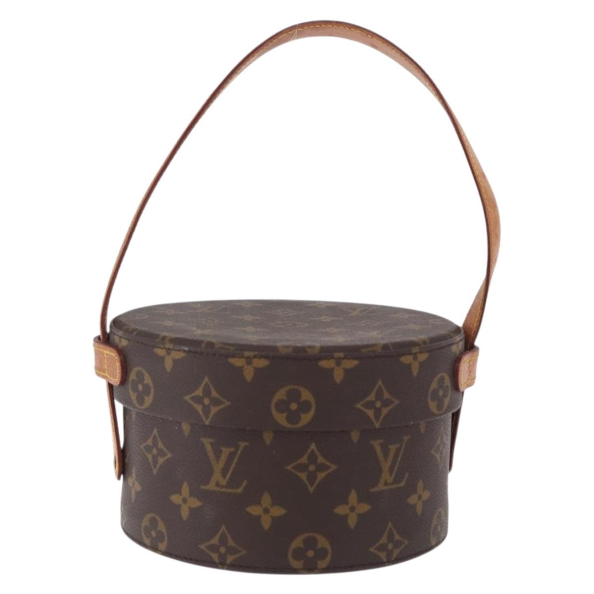 LOUIS VUITTON Monogram Vanity Hand Bag LV Auth bs36834