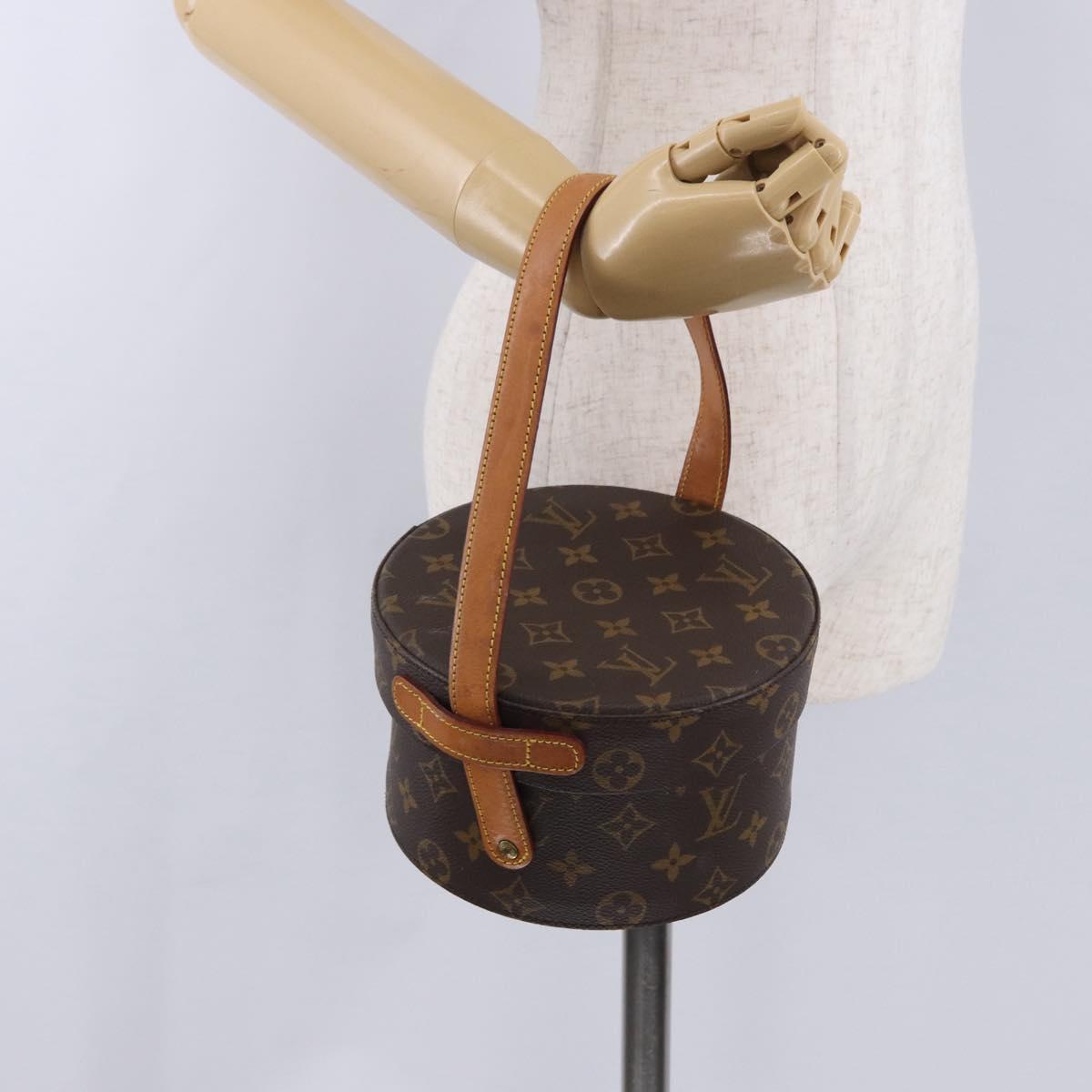 LOUIS VUITTON Monogram Vanity Hand Bag LV Auth bs36834