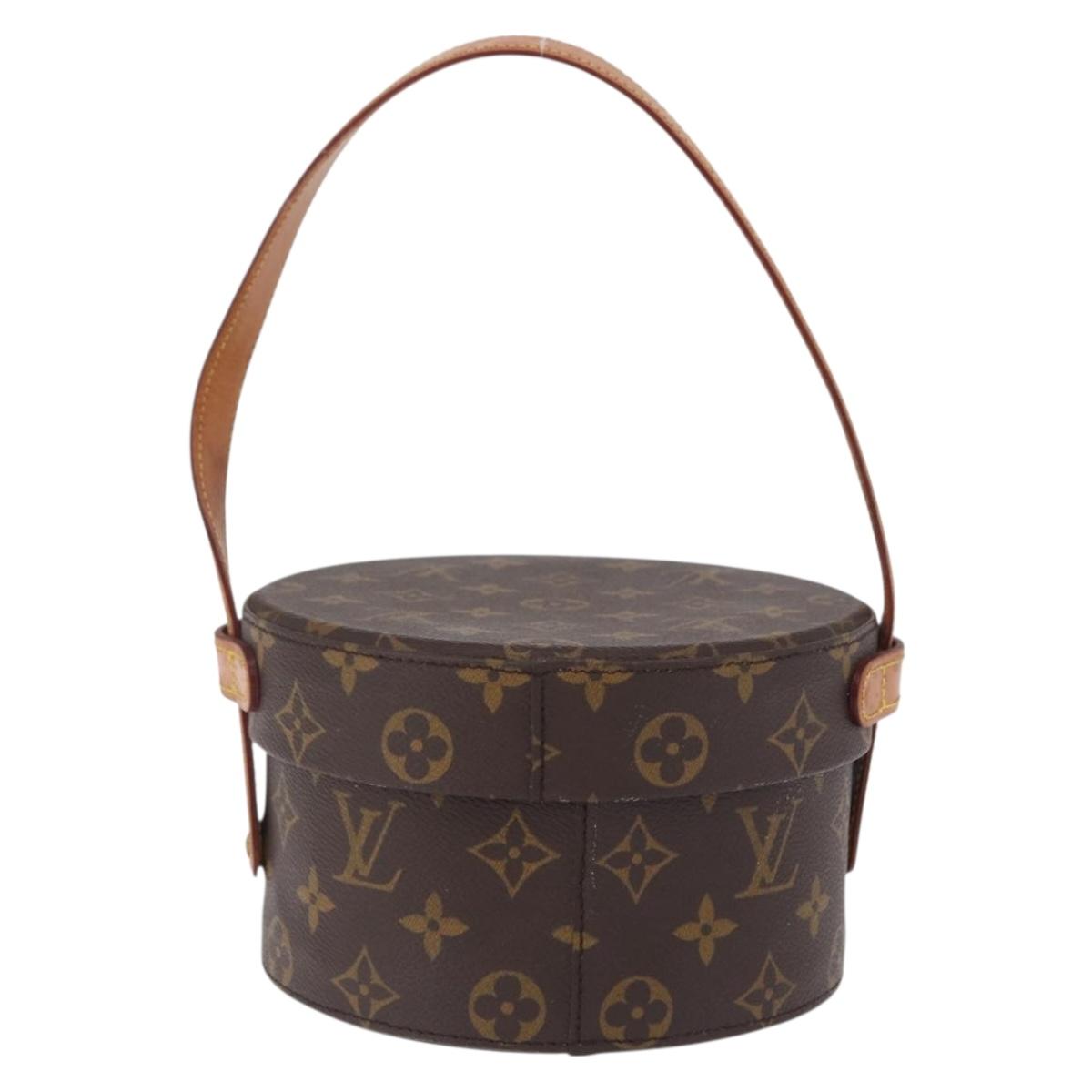 LOUIS VUITTON Monogram Vanity Hand Bag LV Auth bs36834