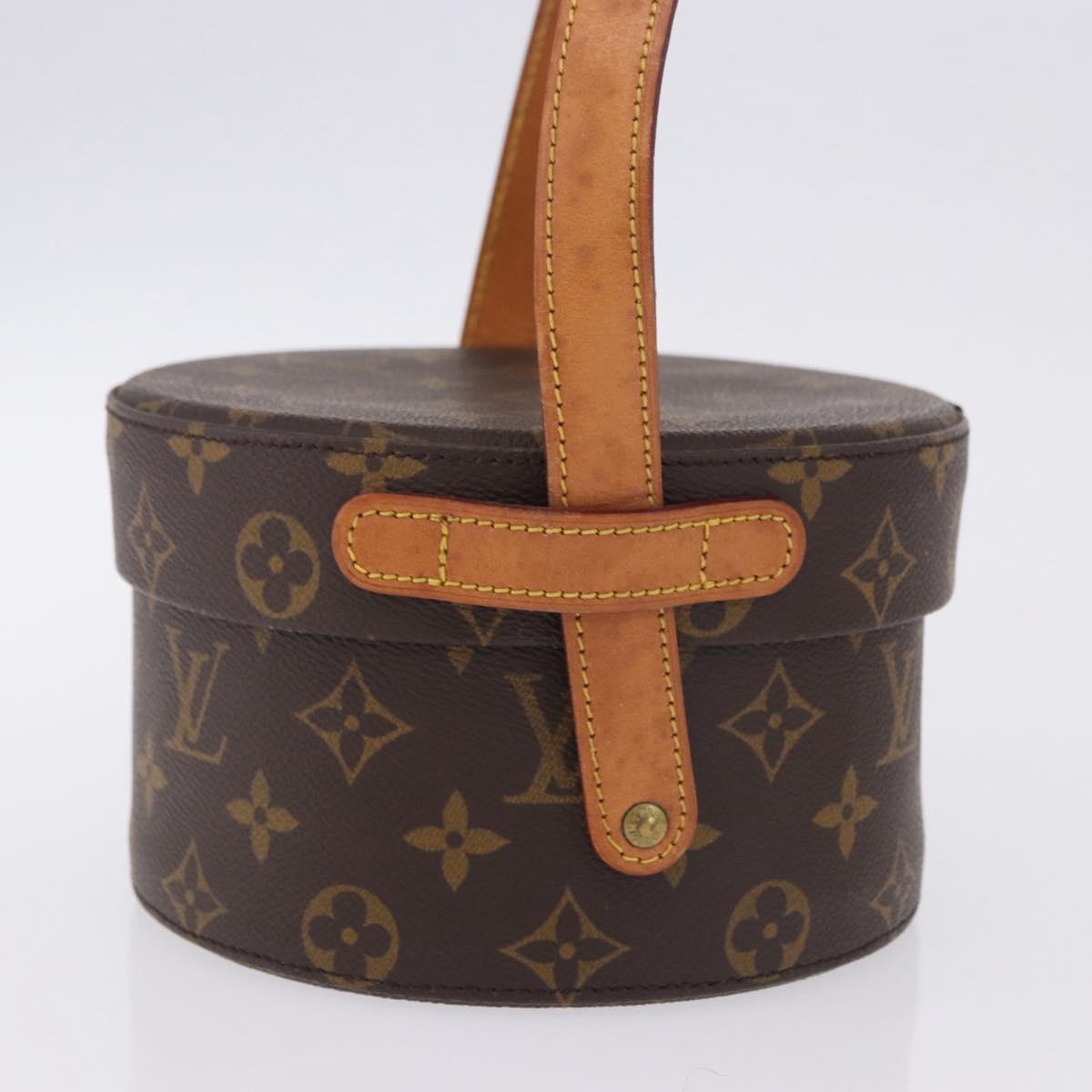 LOUIS VUITTON Monogram Vanity Hand Bag LV Auth bs36834