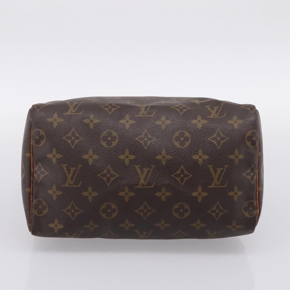 LOUIS VUITTON Monogram Speedy 25 Hand Bag M41528 LV Auth bs36842