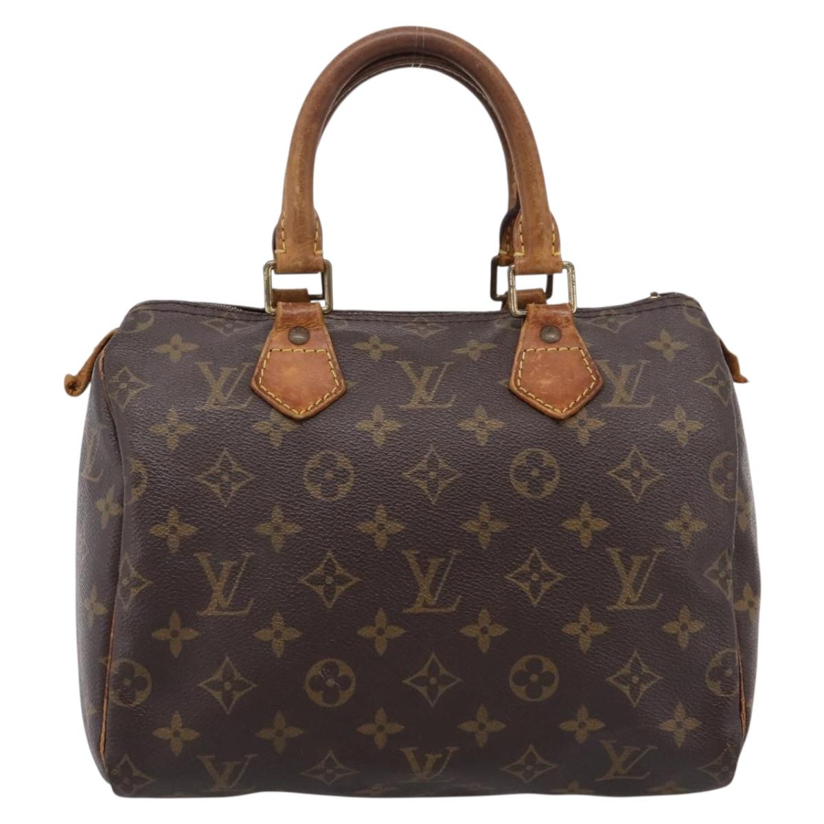 LOUIS VUITTON Monogram Speedy 25 Hand Bag M41528 LV Auth bs36842