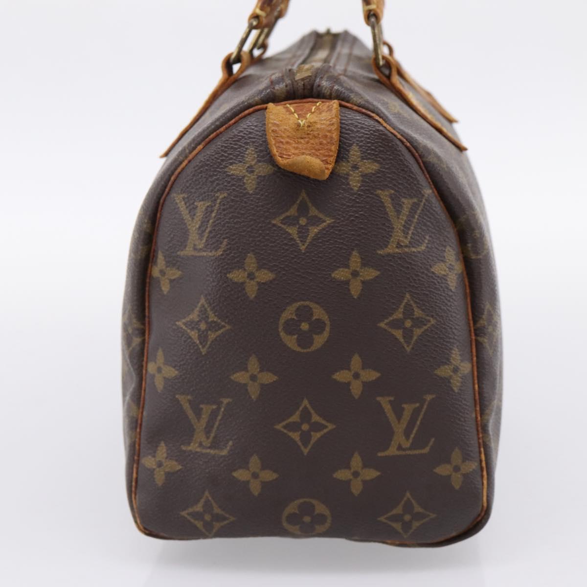 LOUIS VUITTON Monogram Speedy 25 Hand Bag M41528 LV Auth bs36842