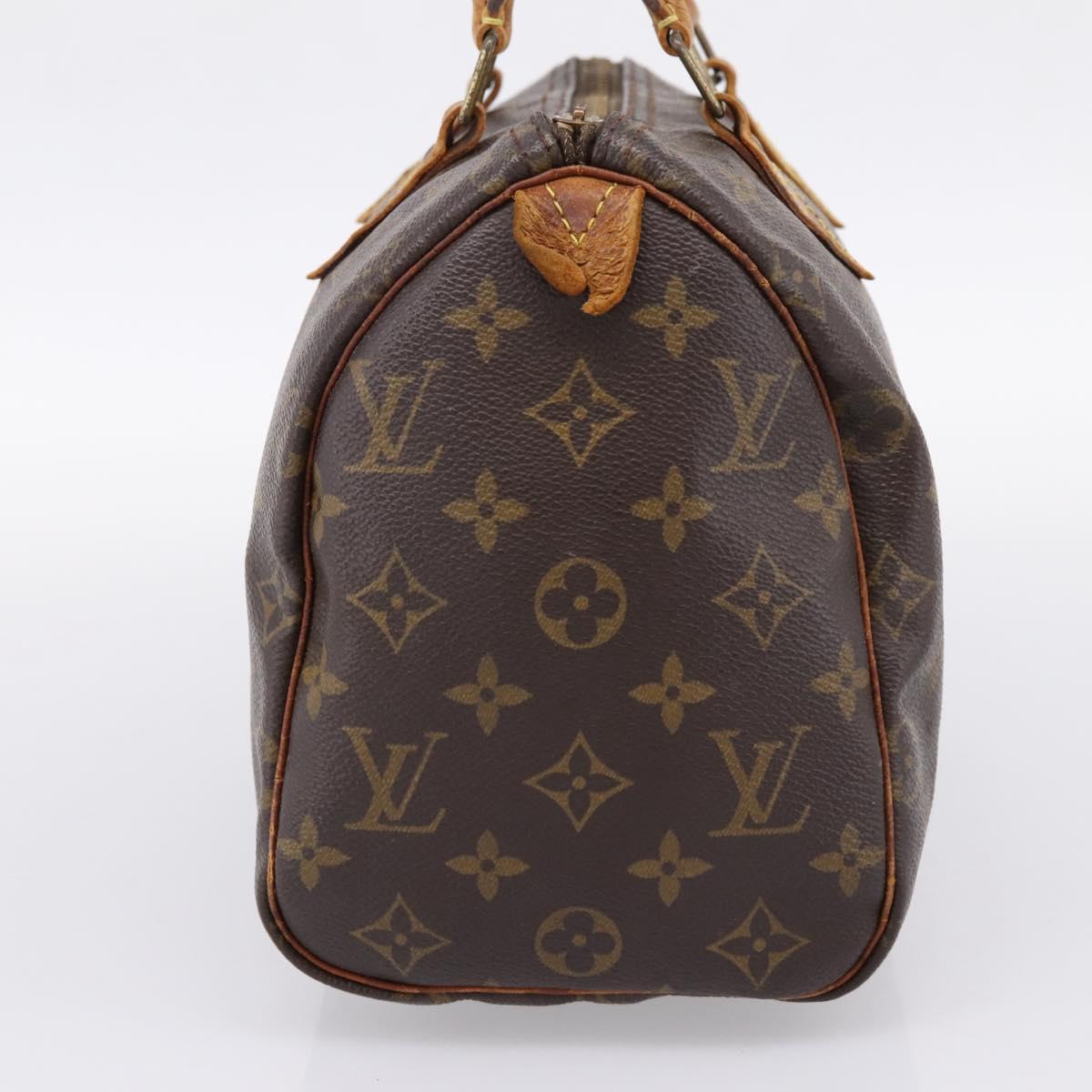 LOUIS VUITTON Monogram Speedy 25 Hand Bag M41528 LV Auth bs36842
