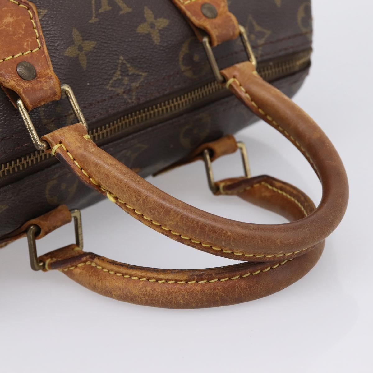 LOUIS VUITTON Monogram Speedy 25 Hand Bag M41528 LV Auth bs36842