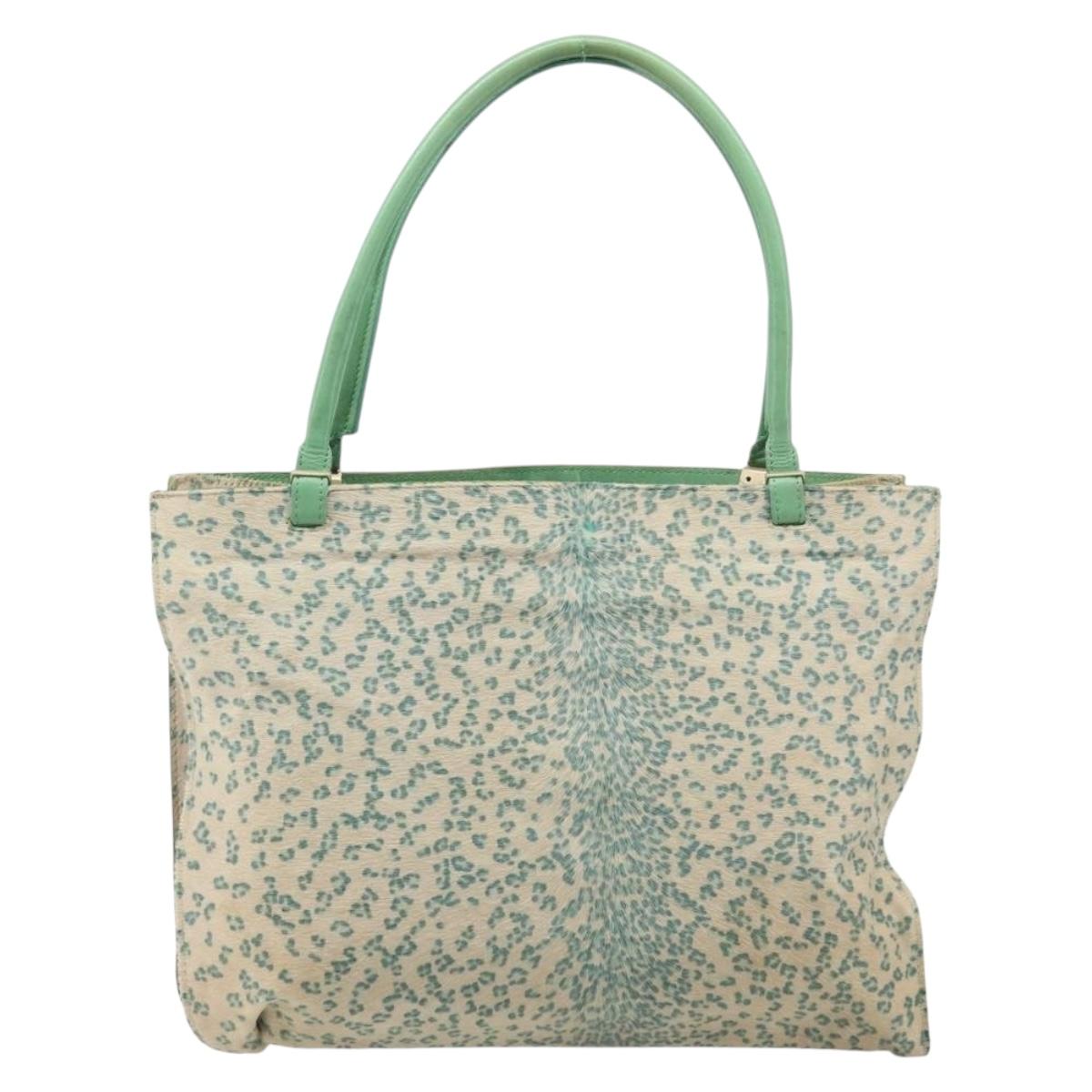 BOTTEGAVENETA Tote Bag Harako Leather Beige Gold Auth bs36850