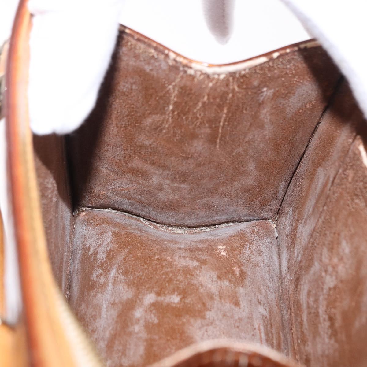 LOUIS VUITTON Monogram Vernis Mini Forsythe Bag Bronze M91120 LV Auth bs36851