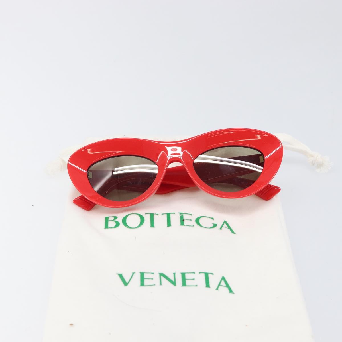 BOTTEGA VENETA Sunglasses Plastic Red Auth bs36855V