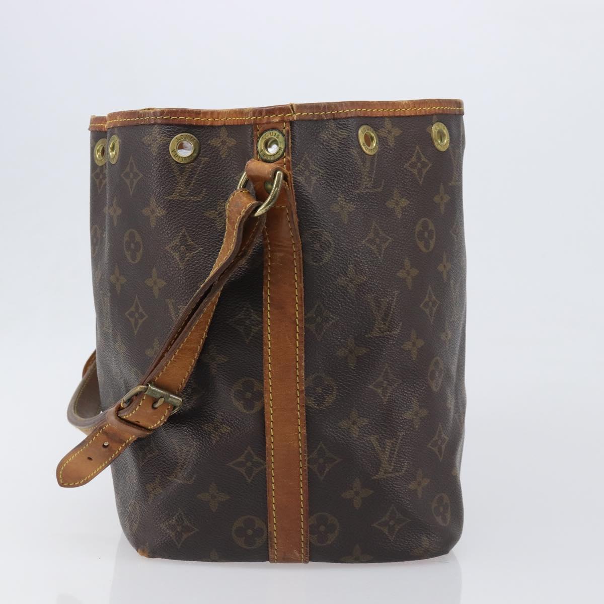 LOUIS VUITTON Monogram Petit Noe Shoulder Bag M42226 LV Auth bs36859