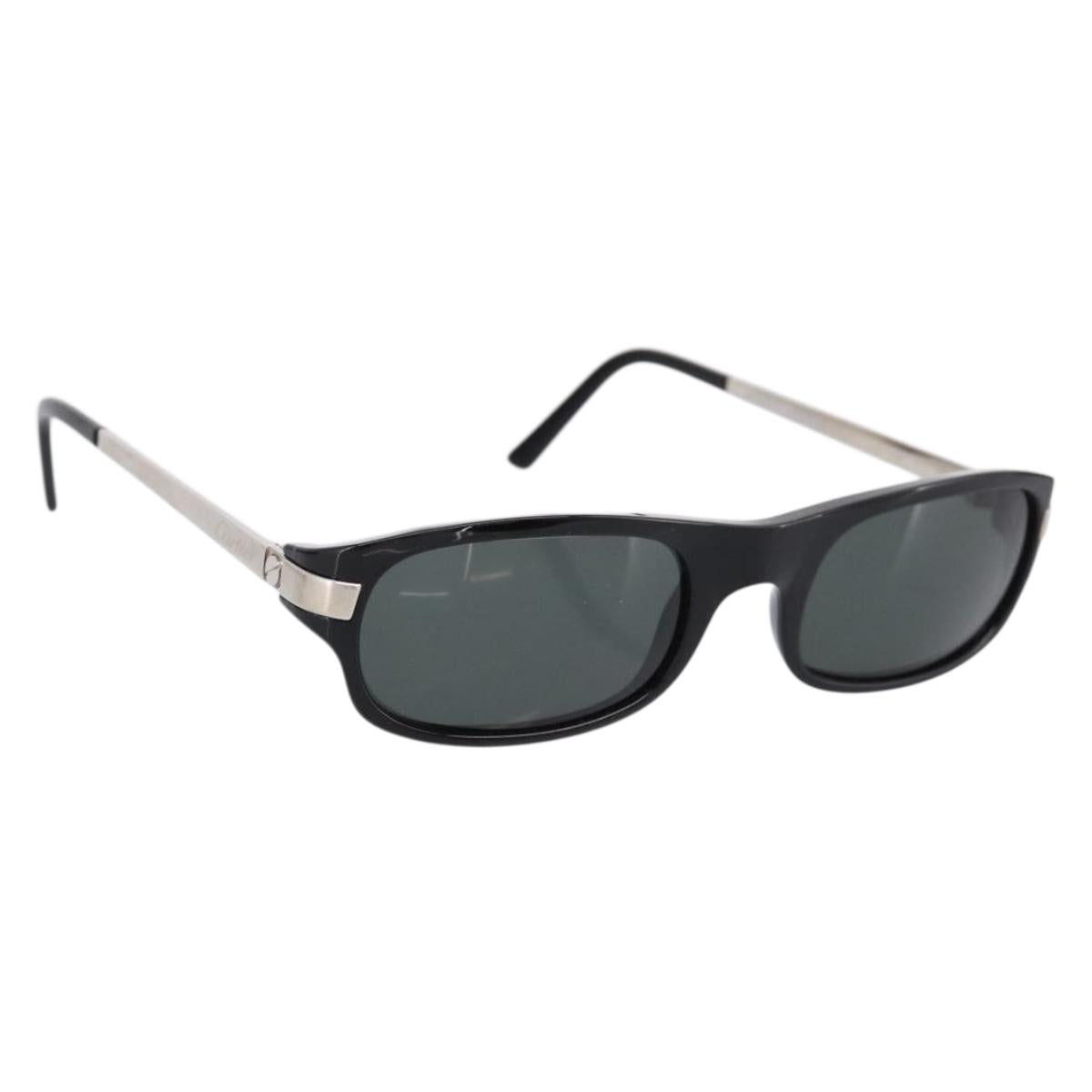CARTIER Sunglasses Plastic Black Auth bs36860V