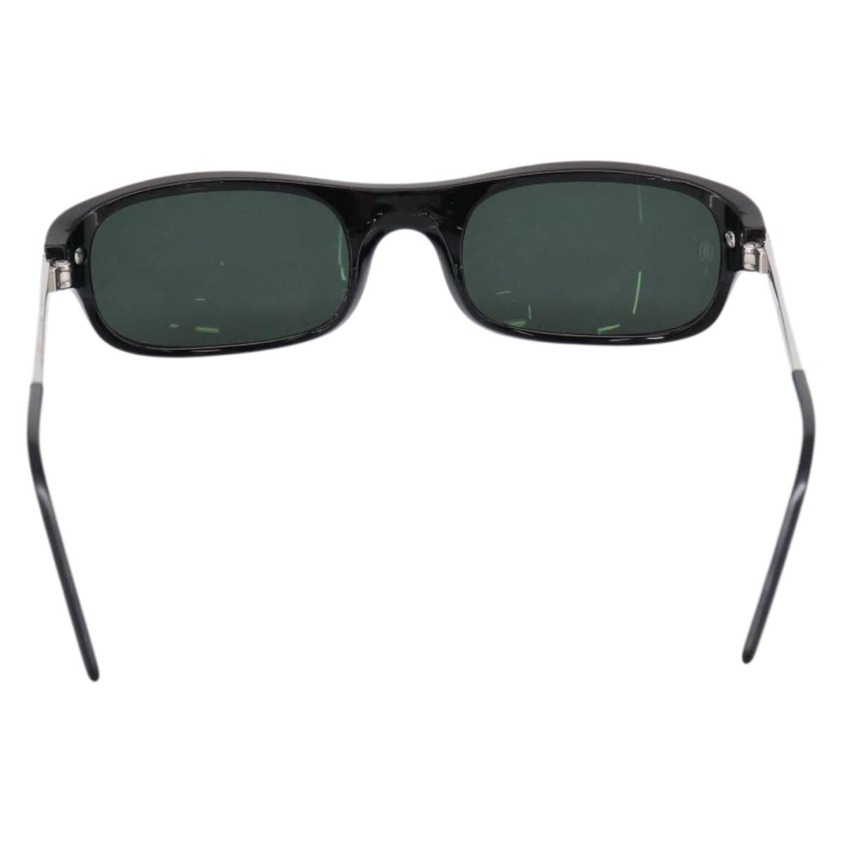 CARTIER Sunglasses Plastic Black Auth bs36860V