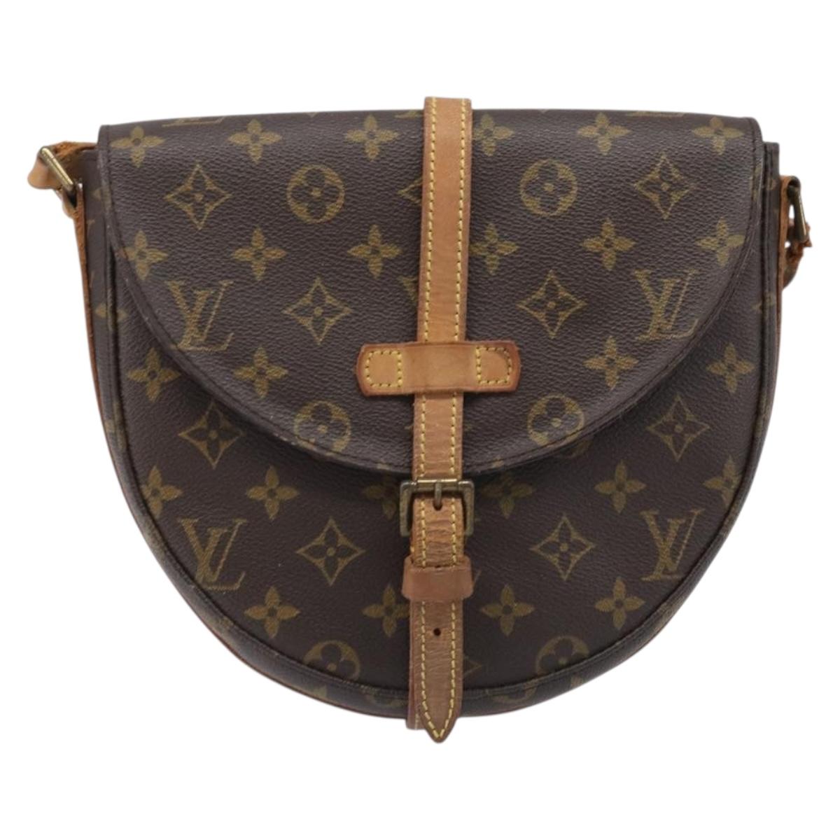 LOUIS VUITTON Monogram Chantilly MM Shoulder Bag M51233 LV Auth bs36861