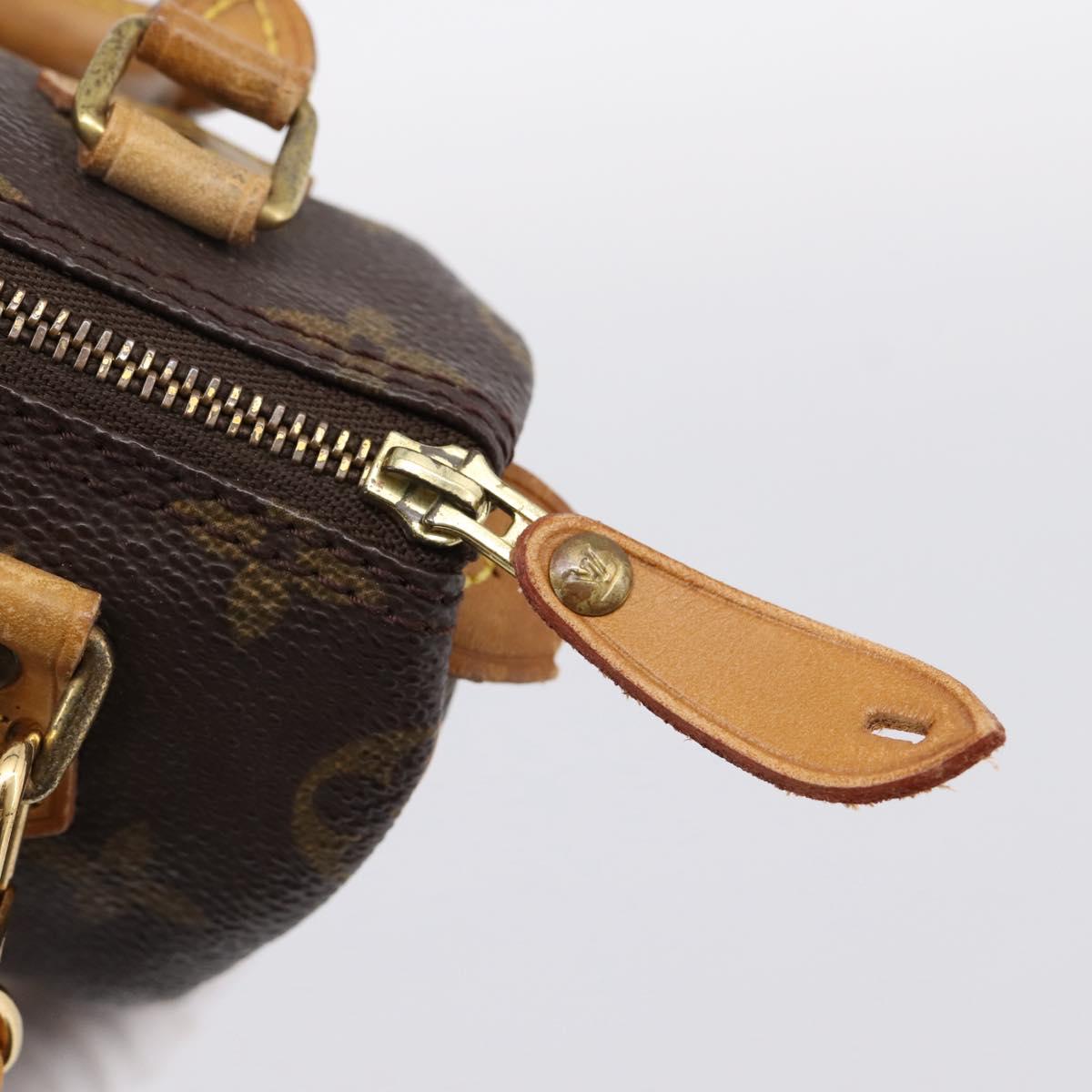 LOUIS VUITTON Monogram Mini Speedy Hand Bag M41534 LV Auth bs36864