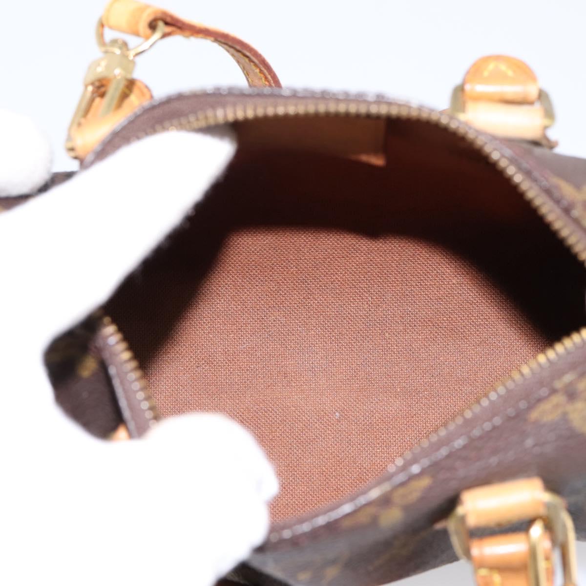 LOUIS VUITTON Monogram Mini Speedy Hand Bag M41534 LV Auth bs36864