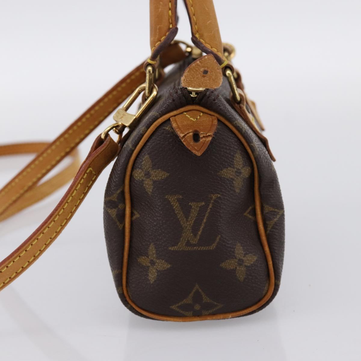 LOUIS VUITTON Monogram Mini Speedy Hand Bag M41534 LV Auth bs36864