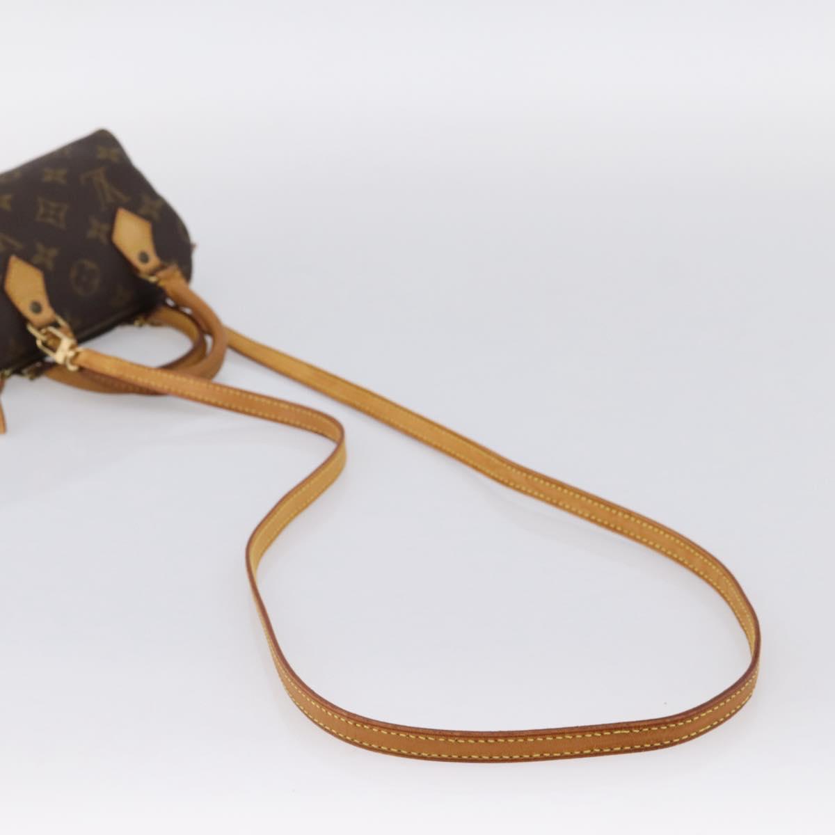 LOUIS VUITTON Monogram Mini Speedy Hand Bag M41534 LV Auth bs36864