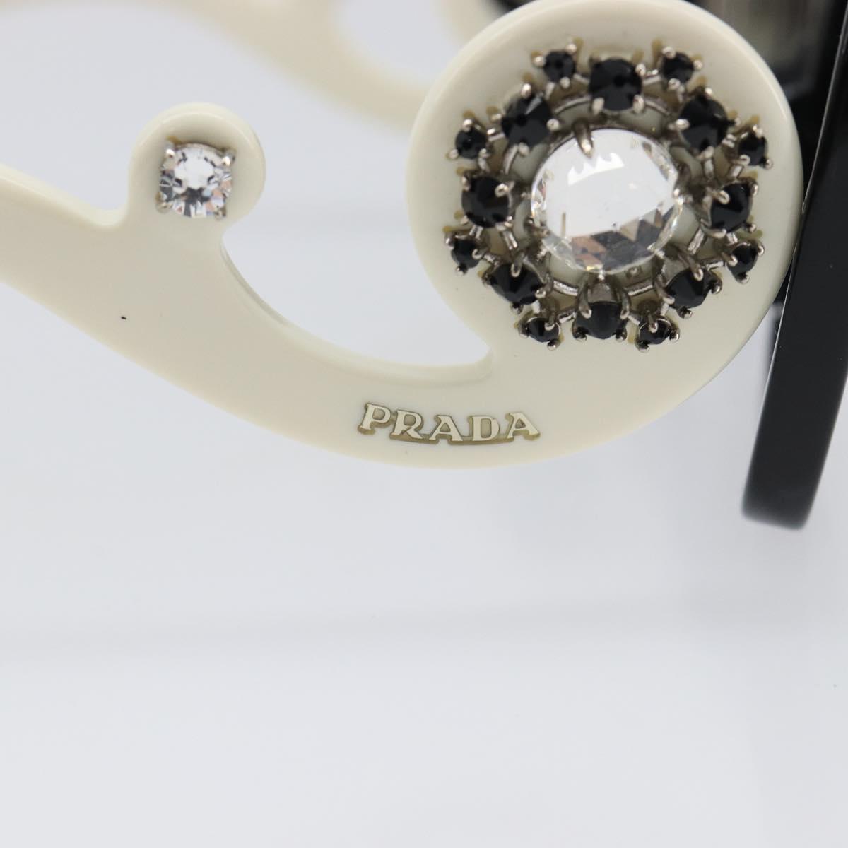 PRADA Sunglasses Plastic Black Auth bs36877V