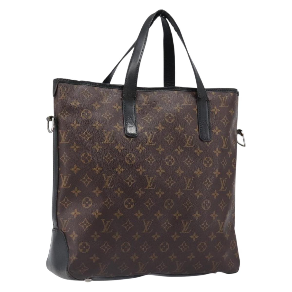 LOUIS VUITTON Monogram Macassar Davis Tote Bag M56708 LV Auth bs36883