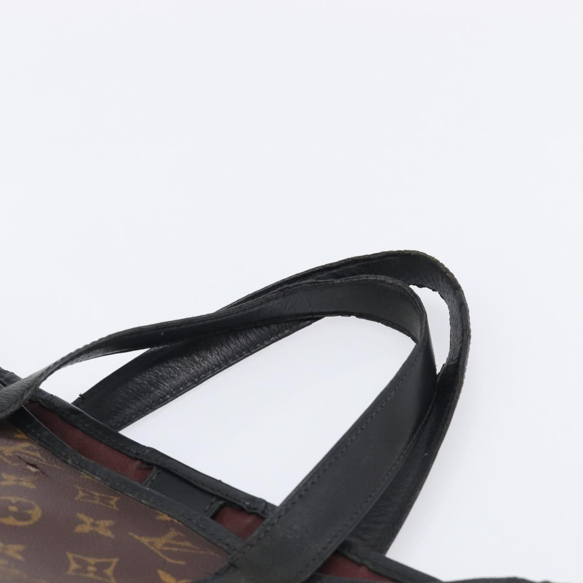 LOUIS VUITTON Monogram Macassar Davis Tote Bag M56708 LV Auth bs36883