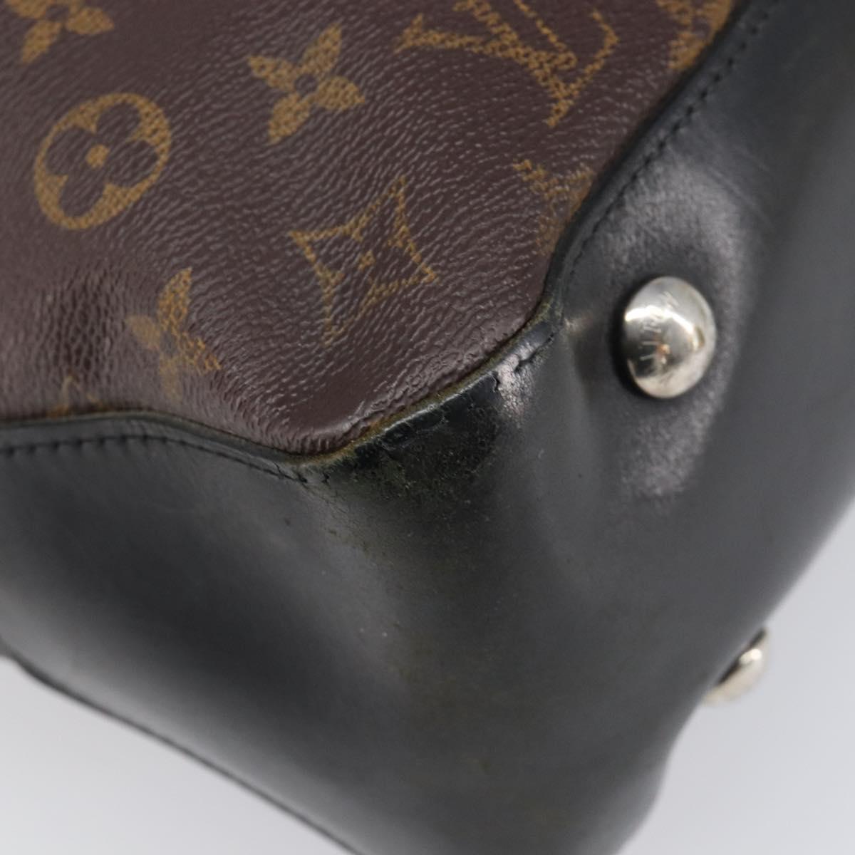 LOUIS VUITTON Monogram Macassar Davis Tote Bag M56708 LV Auth bs36883