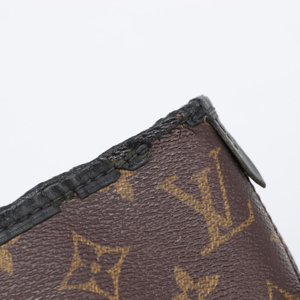 LOUIS VUITTON Monogram Macassar Davis Tote Bag M56708 LV Auth bs36883