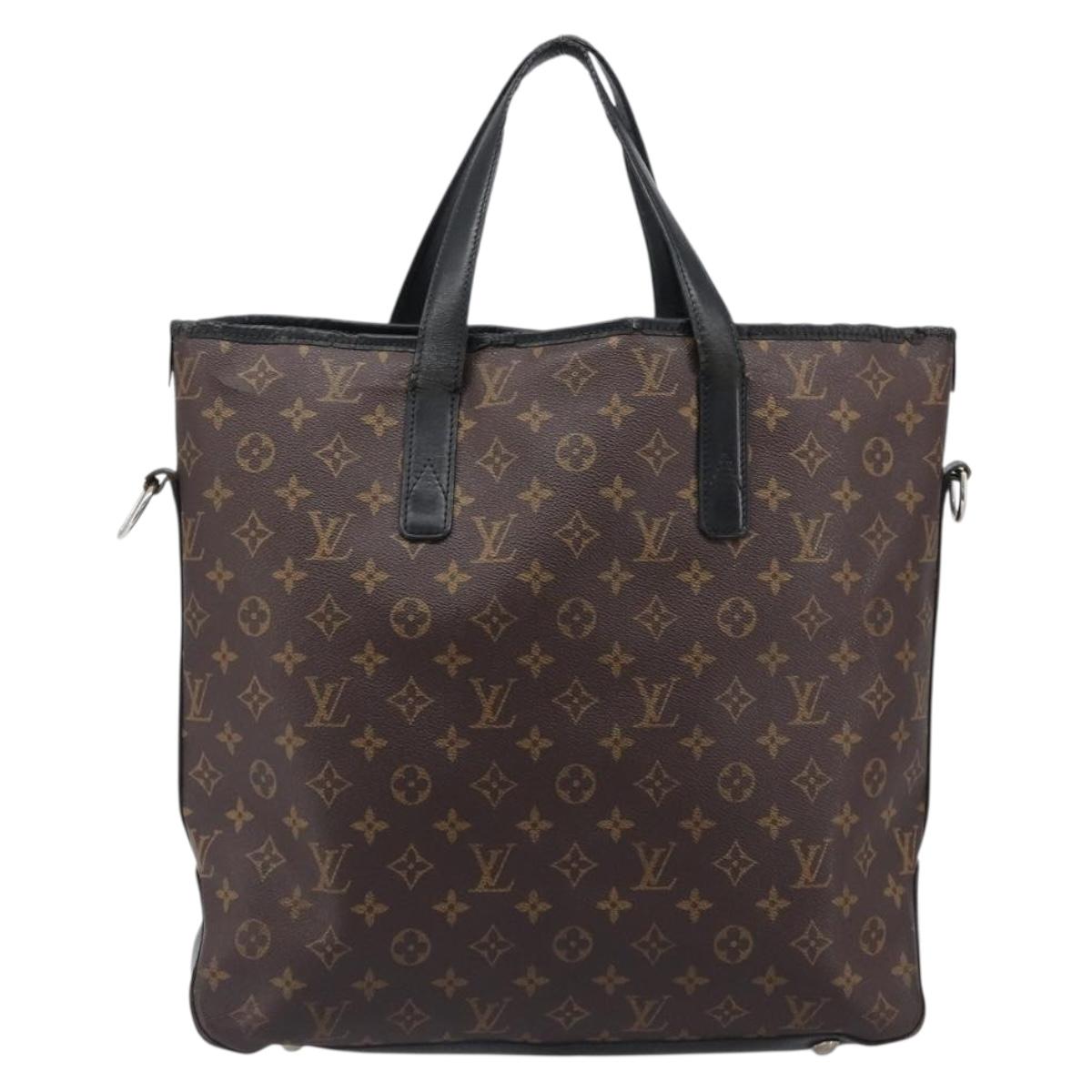 LOUIS VUITTON Monogram Macassar Davis Tote Bag M56708 LV Auth bs36883