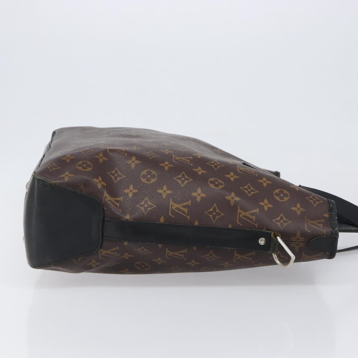 LOUIS VUITTON Monogram Macassar Davis Tote Bag M56708 LV Auth bs36883