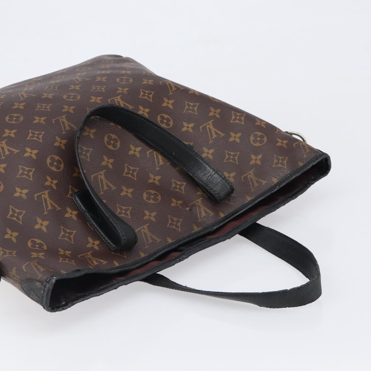 LOUIS VUITTON Monogram Macassar Davis Tote Bag M56708 LV Auth bs36883