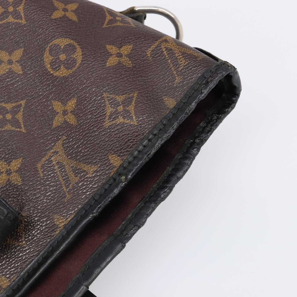 LOUIS VUITTON Monogram Macassar Davis Tote Bag M56708 LV Auth bs36883