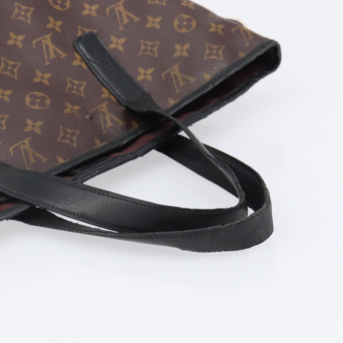 LOUIS VUITTON Monogram Macassar Davis Tote Bag M56708 LV Auth bs36883