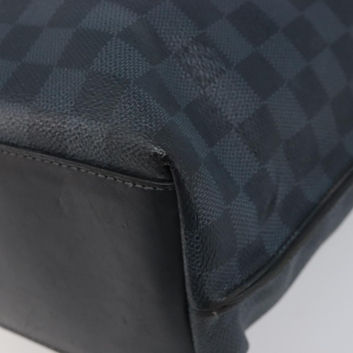 LOUIS VUITTON Damier Cobalt Cabavayage Hand Bag N41397 LV Auth bs36884