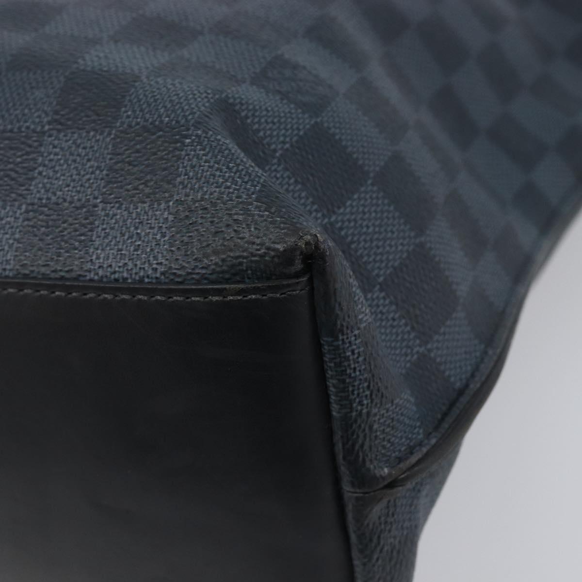 LOUIS VUITTON Damier Cobalt Cabavayage Hand Bag N41397 LV Auth bs36884