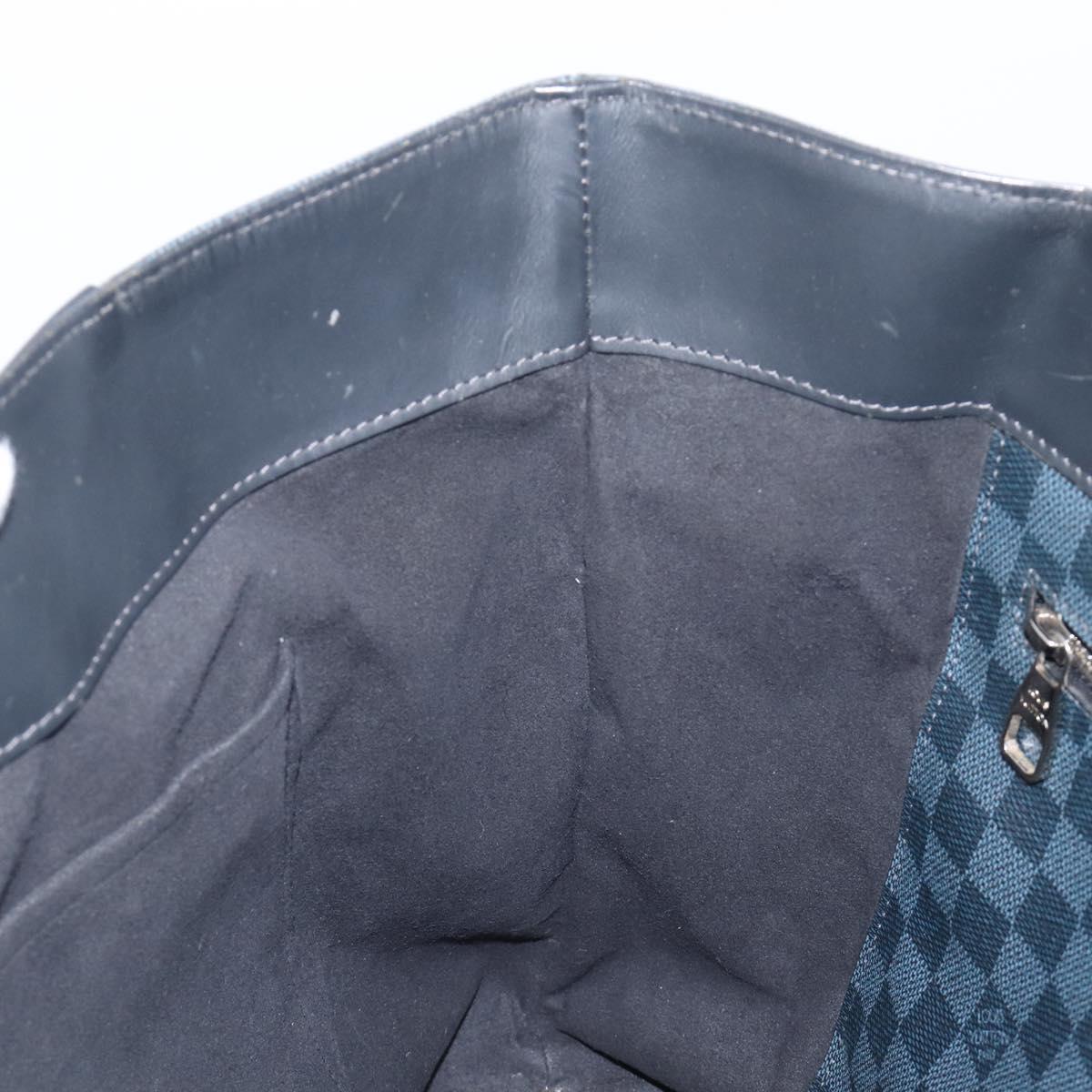 LOUIS VUITTON Damier Cobalt Cabavayage Hand Bag N41397 LV Auth bs36884