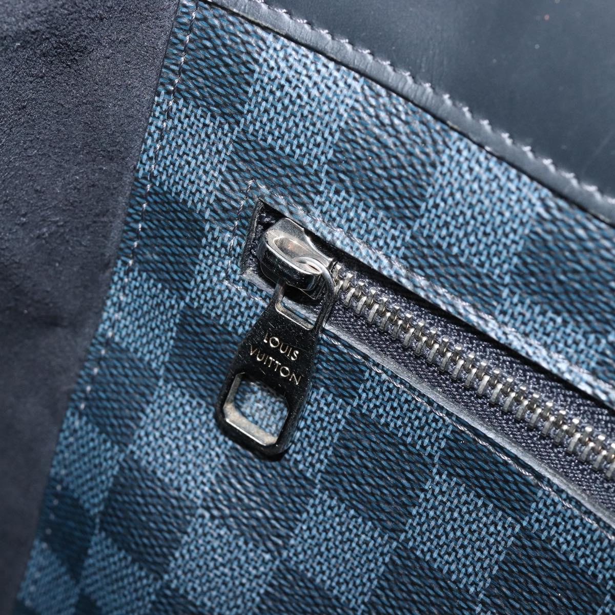 LOUIS VUITTON Damier Cobalt Cabavayage Hand Bag N41397 LV Auth bs36884