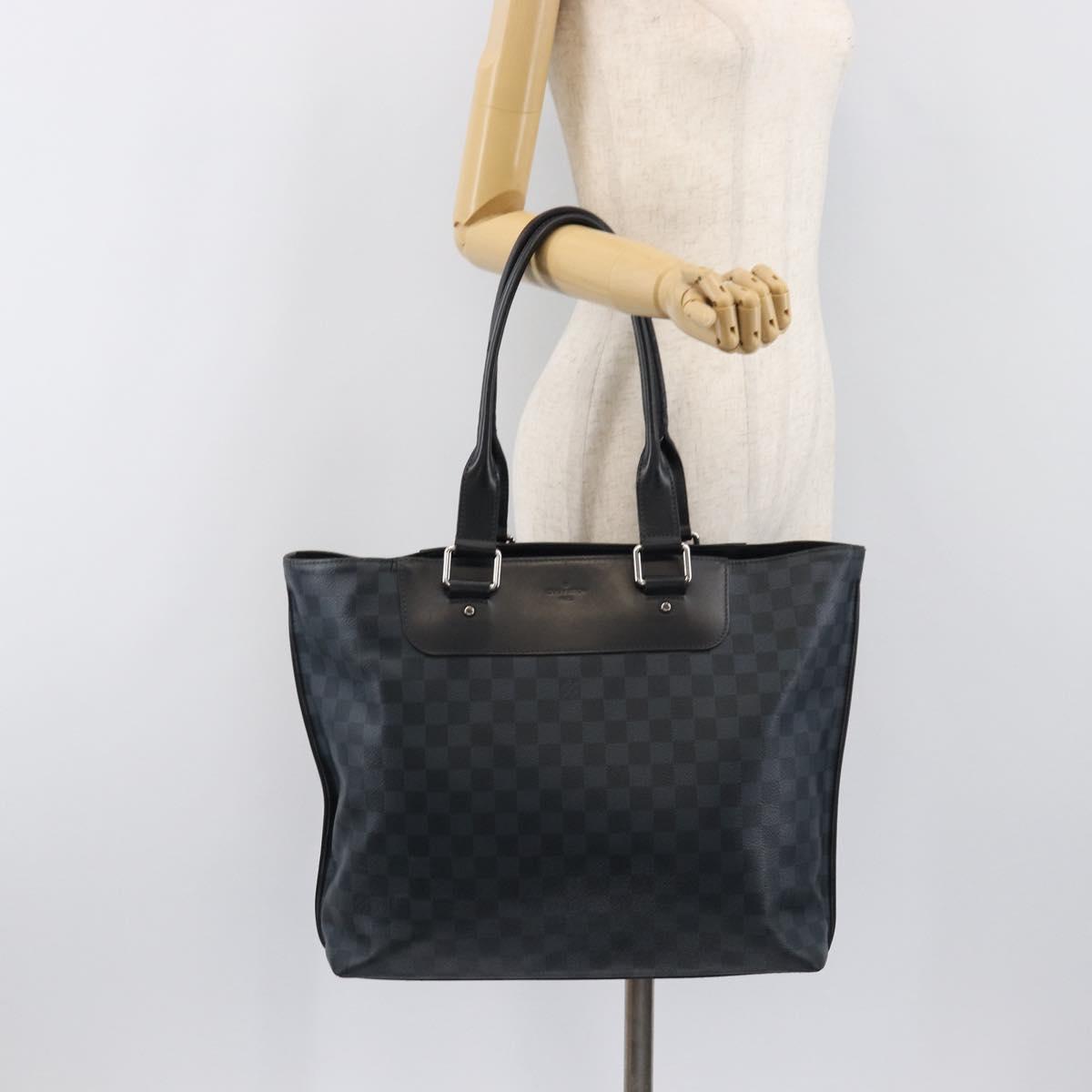 LOUIS VUITTON Damier Cobalt Cabavayage Hand Bag N41397 LV Auth bs36884