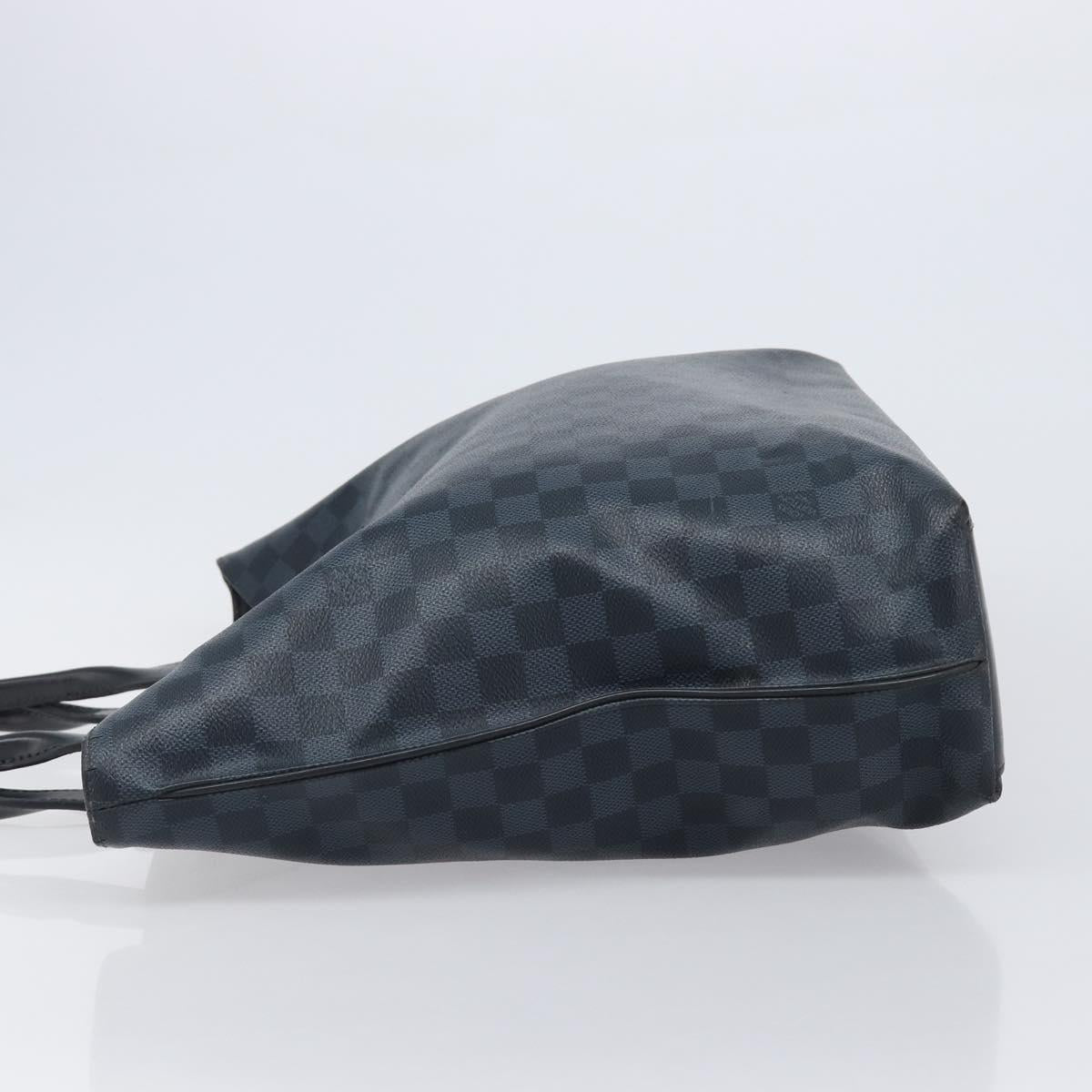 LOUIS VUITTON Damier Cobalt Cabavayage Hand Bag N41397 LV Auth bs36884