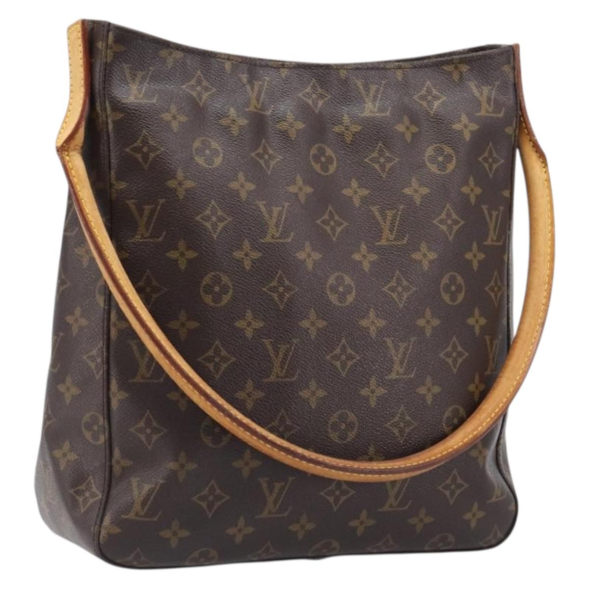 LOUIS VUITTON Monogram Looping GM Shoulder Bag M51145 LV Auth bs36885