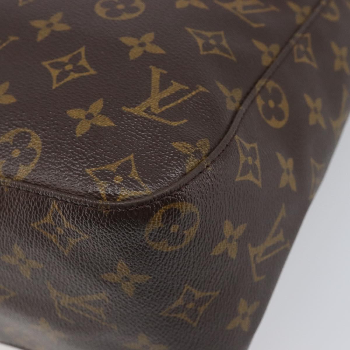 LOUIS VUITTON Monogram Looping GM Shoulder Bag M51145 LV Auth bs36885