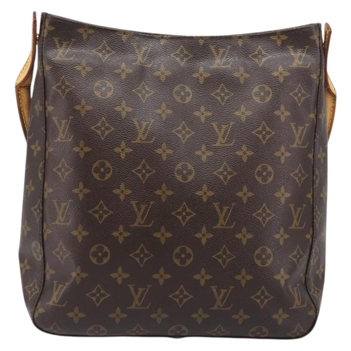 LOUIS VUITTON Monogram Looping GM Shoulder Bag M51145 LV Auth bs36885