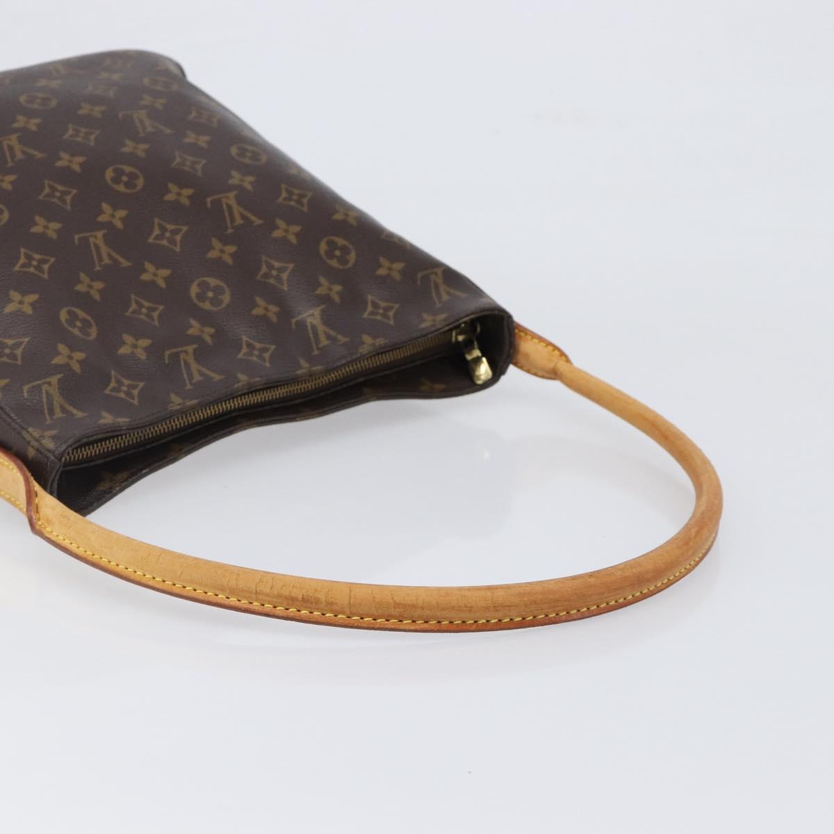 LOUIS VUITTON Monogram Looping GM Shoulder Bag M51145 LV Auth bs36885