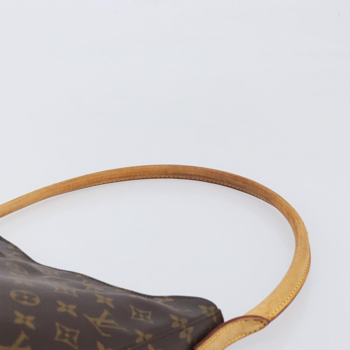 LOUIS VUITTON Monogram Looping GM Shoulder Bag M51145 LV Auth bs36885