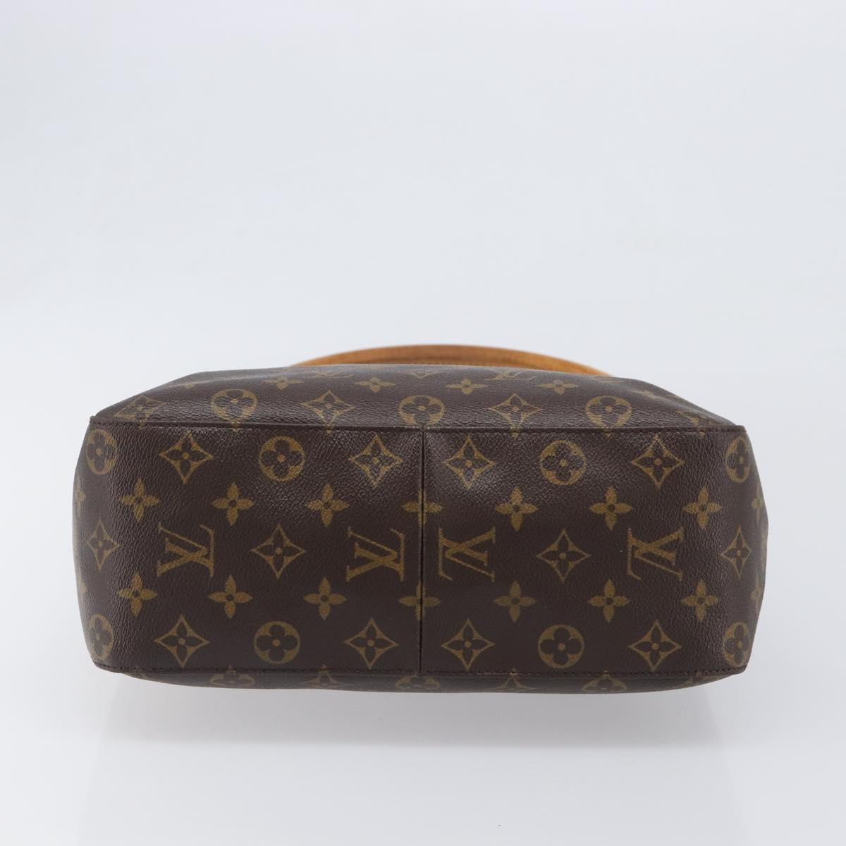 LOUIS VUITTON Monogram Looping GM Shoulder Bag M51145 LV Auth bs36885