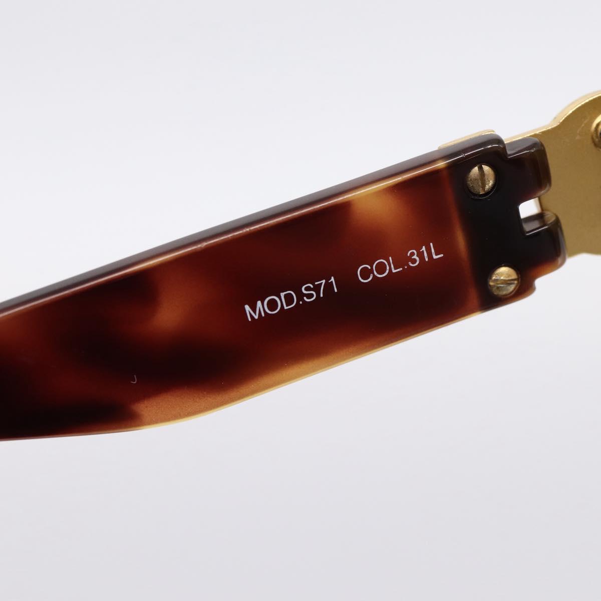 Gianni Versace Sunglasses Plastic Brown Gold Auth bs36896