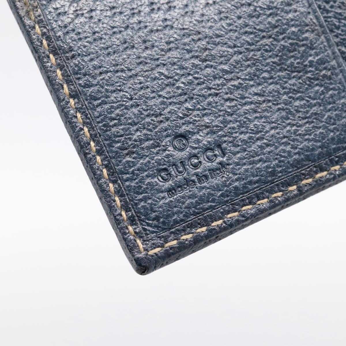 GUCCI Bifold Wallet Canvas Beige Gold Auth bs36910A