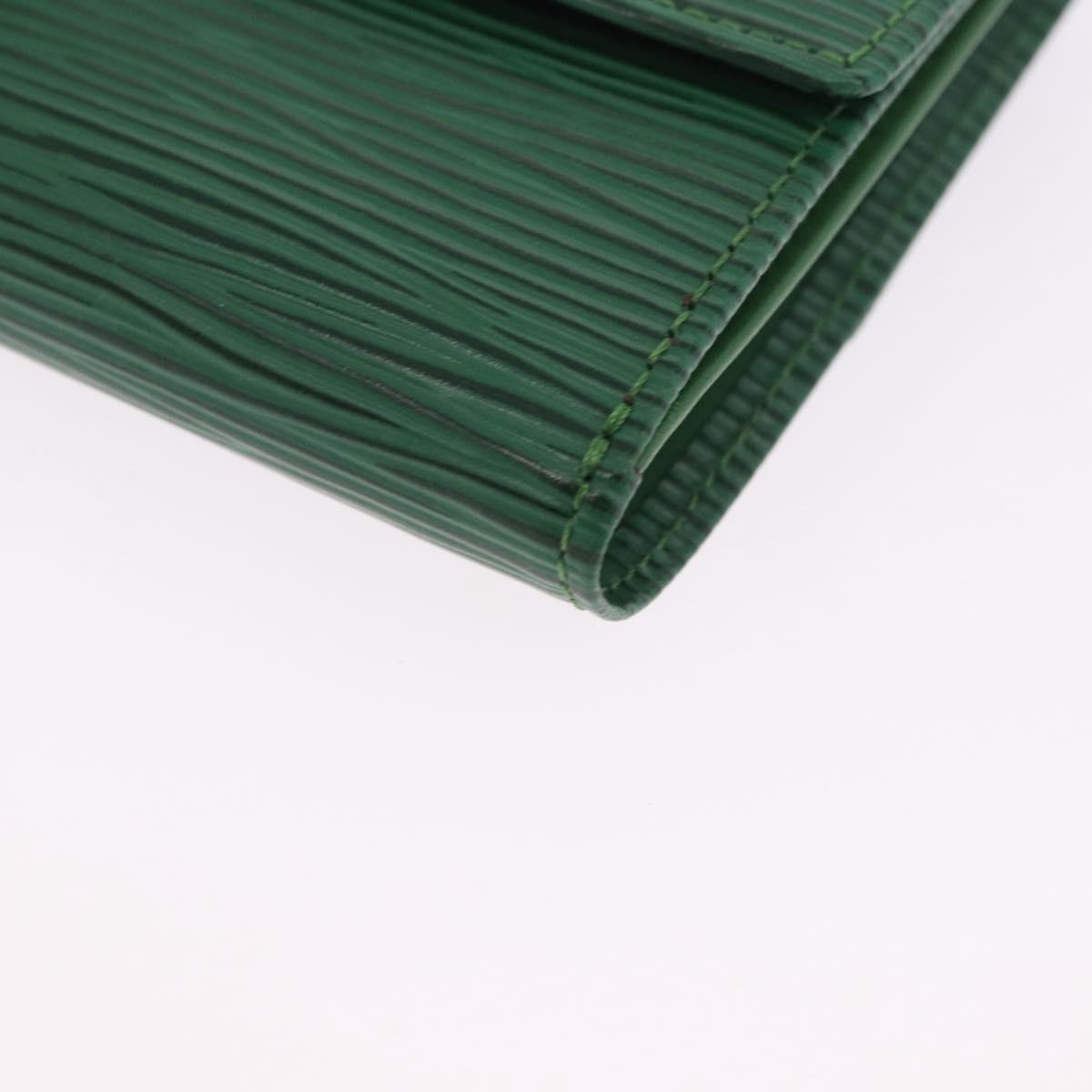 LOUIS VUITTON Epi Porte Monnaie Bier Cartes Crdit Green M63484 LV Auth bs36911A
