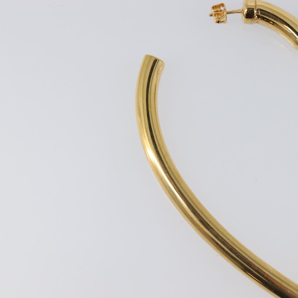 BALENCIAGA Heart Pierce Metal Gold Tone Auth bs36916